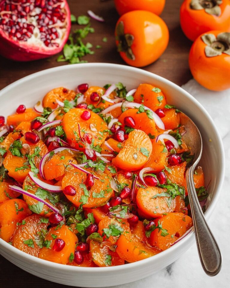 Persimmon Pomegranate Salad Recipe