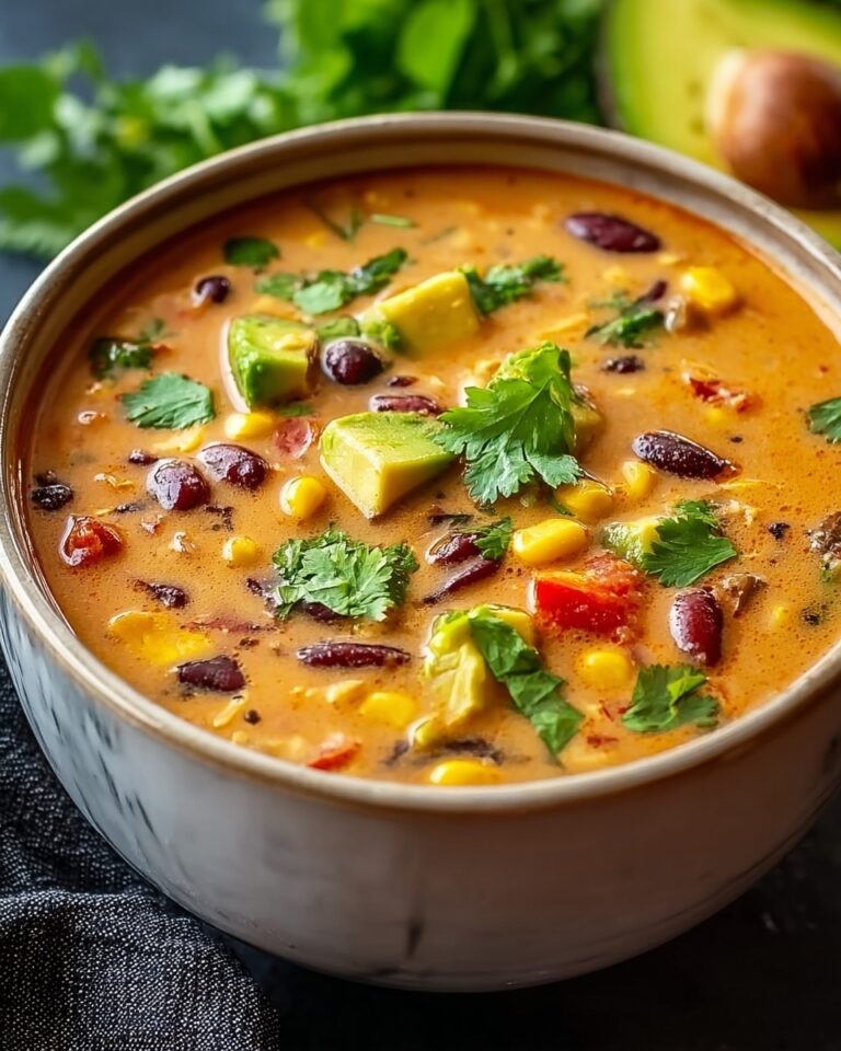 Creamy Vegetarian Tortilla Soup Recipe