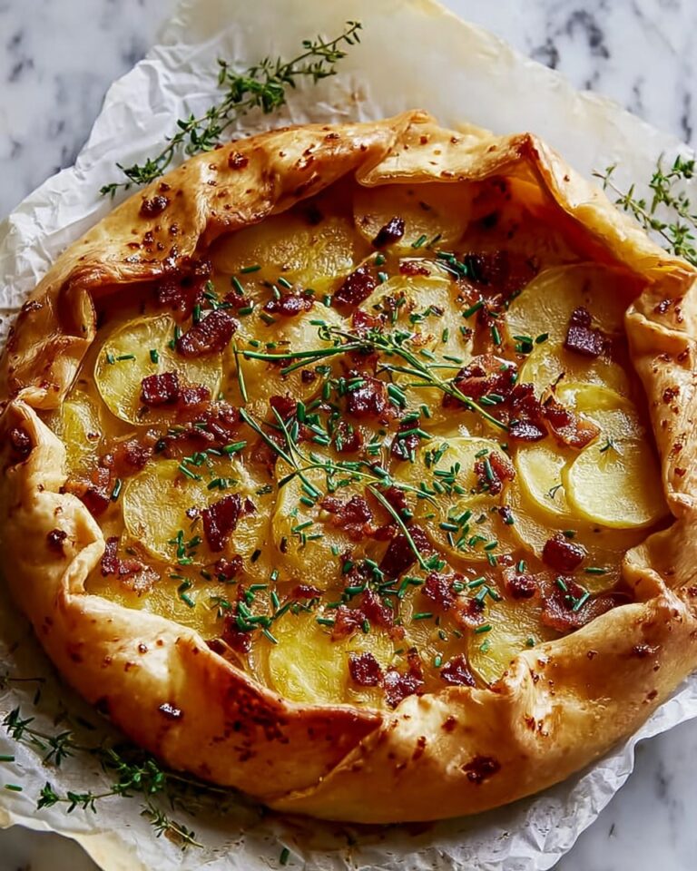 Cheesy Potato Chive Galette Recipe
