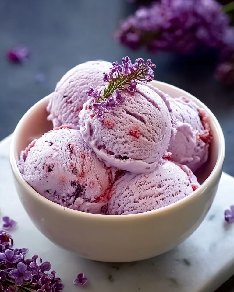 Lavender Rose Ice Cream Recipe