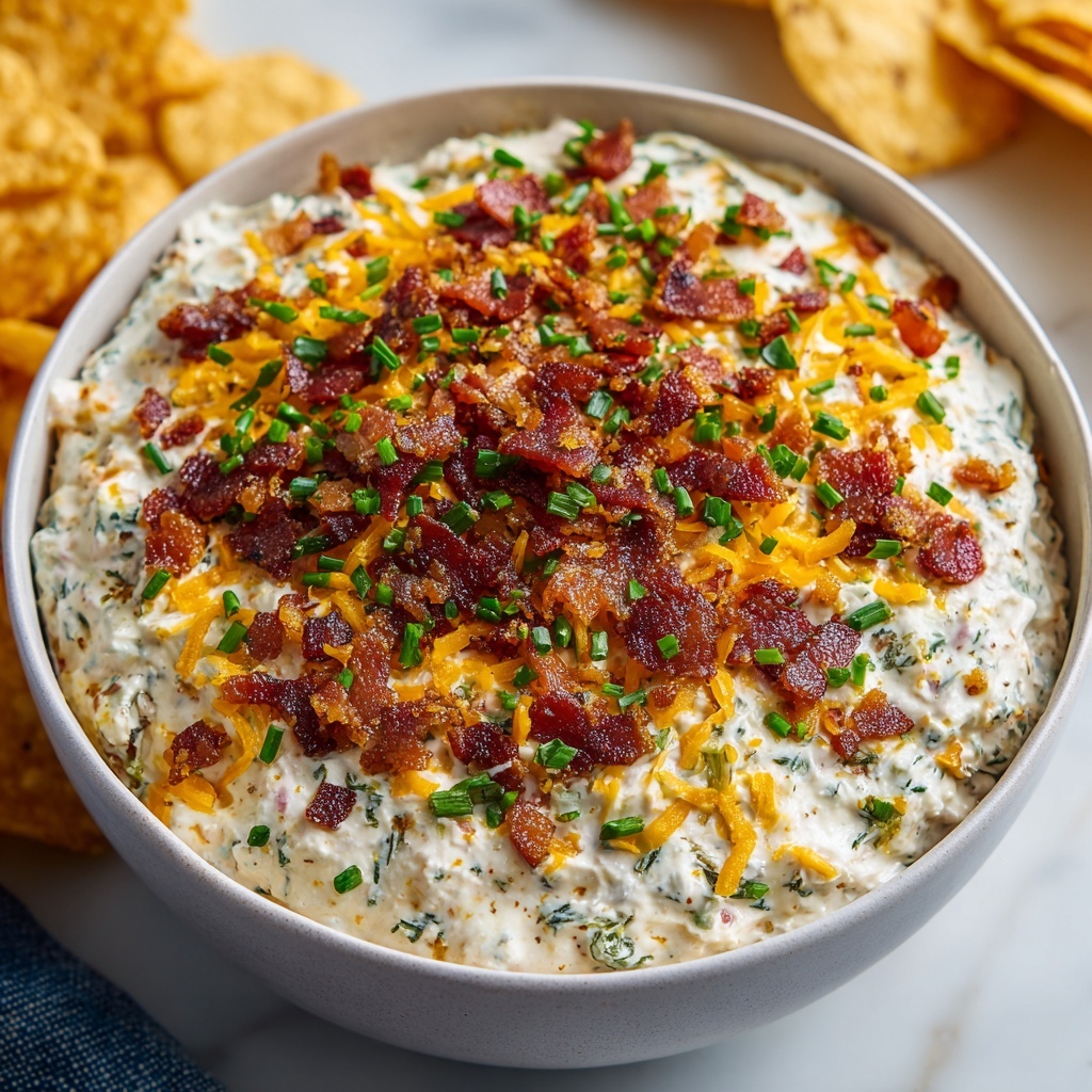 Keto Crack Dip: Cheddar Bacon Ranch Dip That’s Low-Carb & Crowd-Pleasing Recipe - Recipe Image