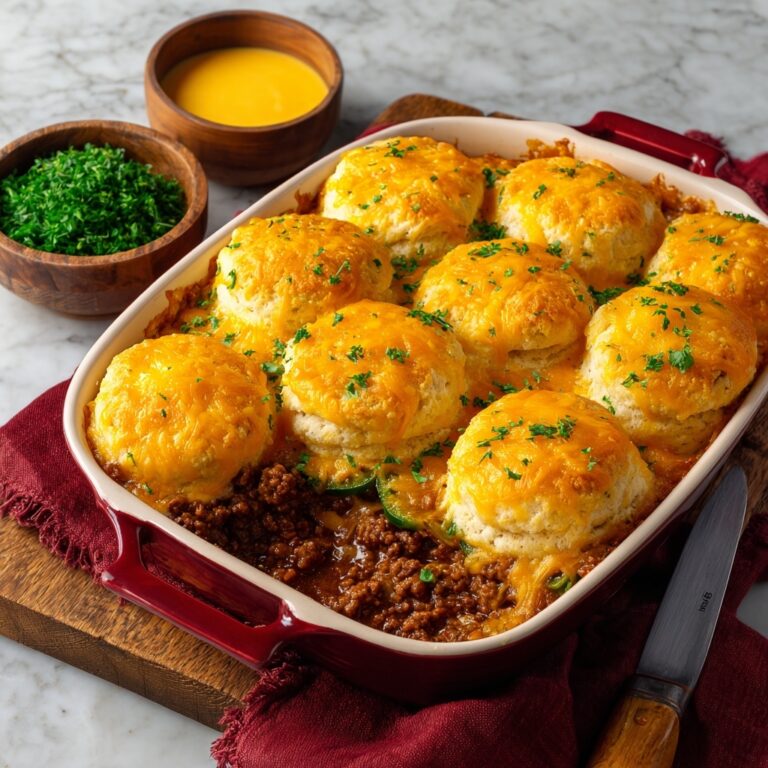 Chopped Cheeseburger Biscuit Bake Recipe