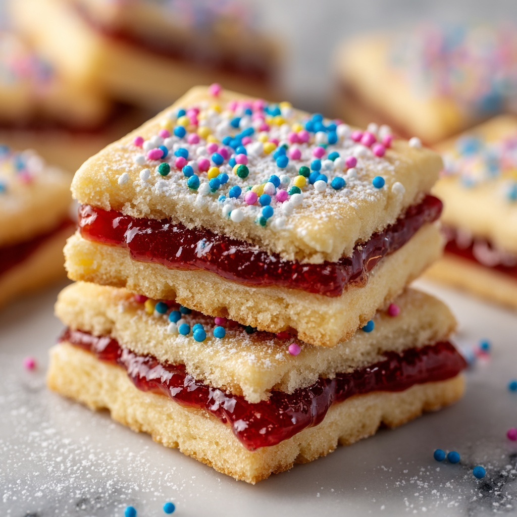 Strawberry Pop Tart Sugar Cookies Recipe - Recipe Image