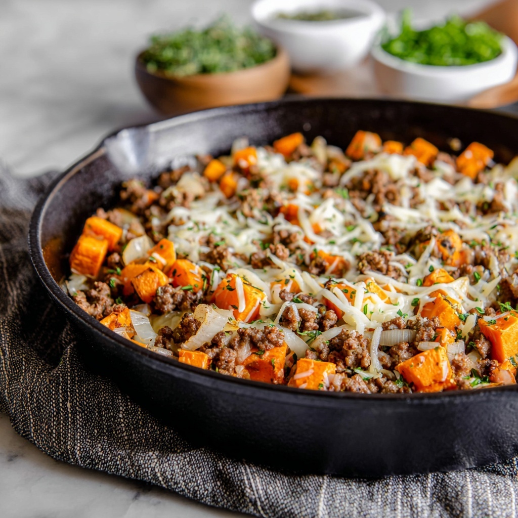 Ground Turkey & Sweet Potato Skillet Recipe - Recipe Image