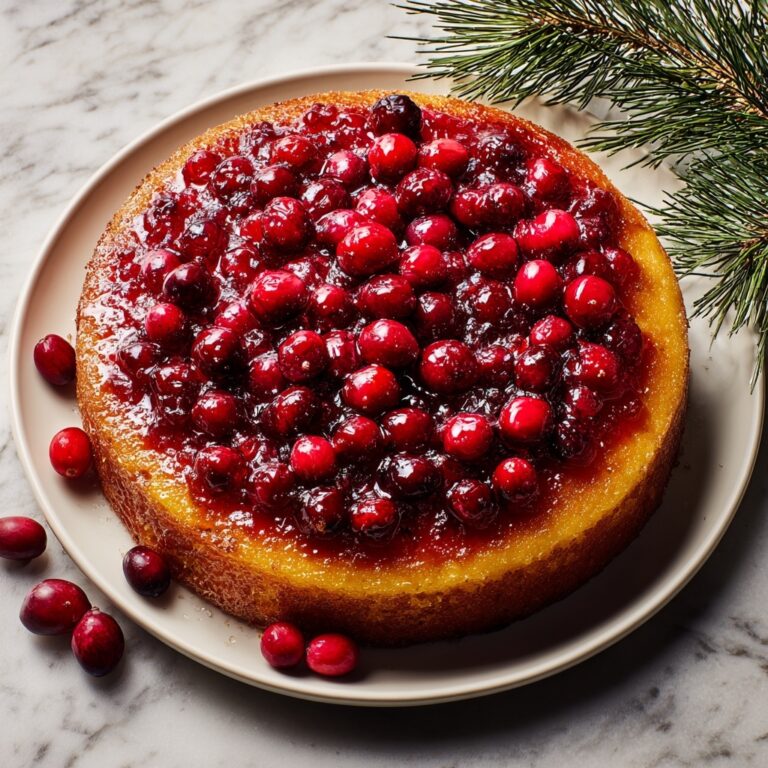 Cranberry Upside-Down Cake Recipe