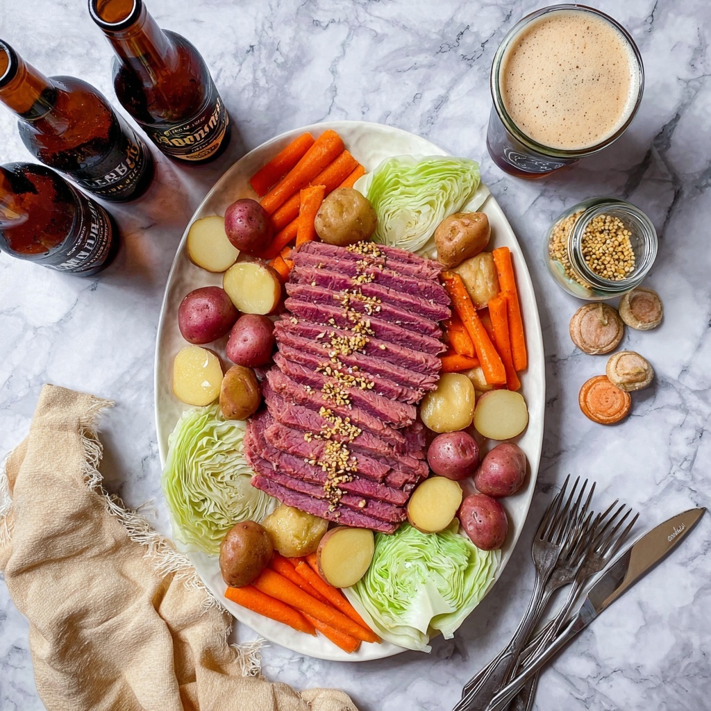 Slow Cooker Guinness Corned Beef & Cabbage Recipe - Recipe Image