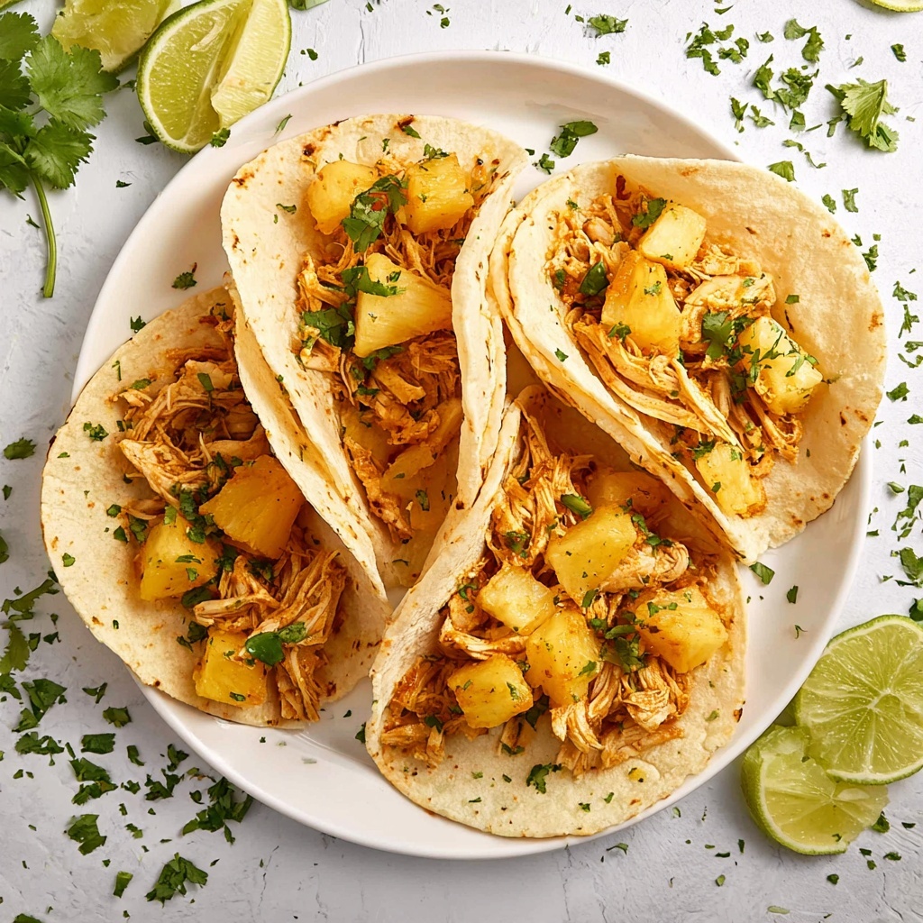 Pineapple Chicken Tacos Recipe - Recipe Image