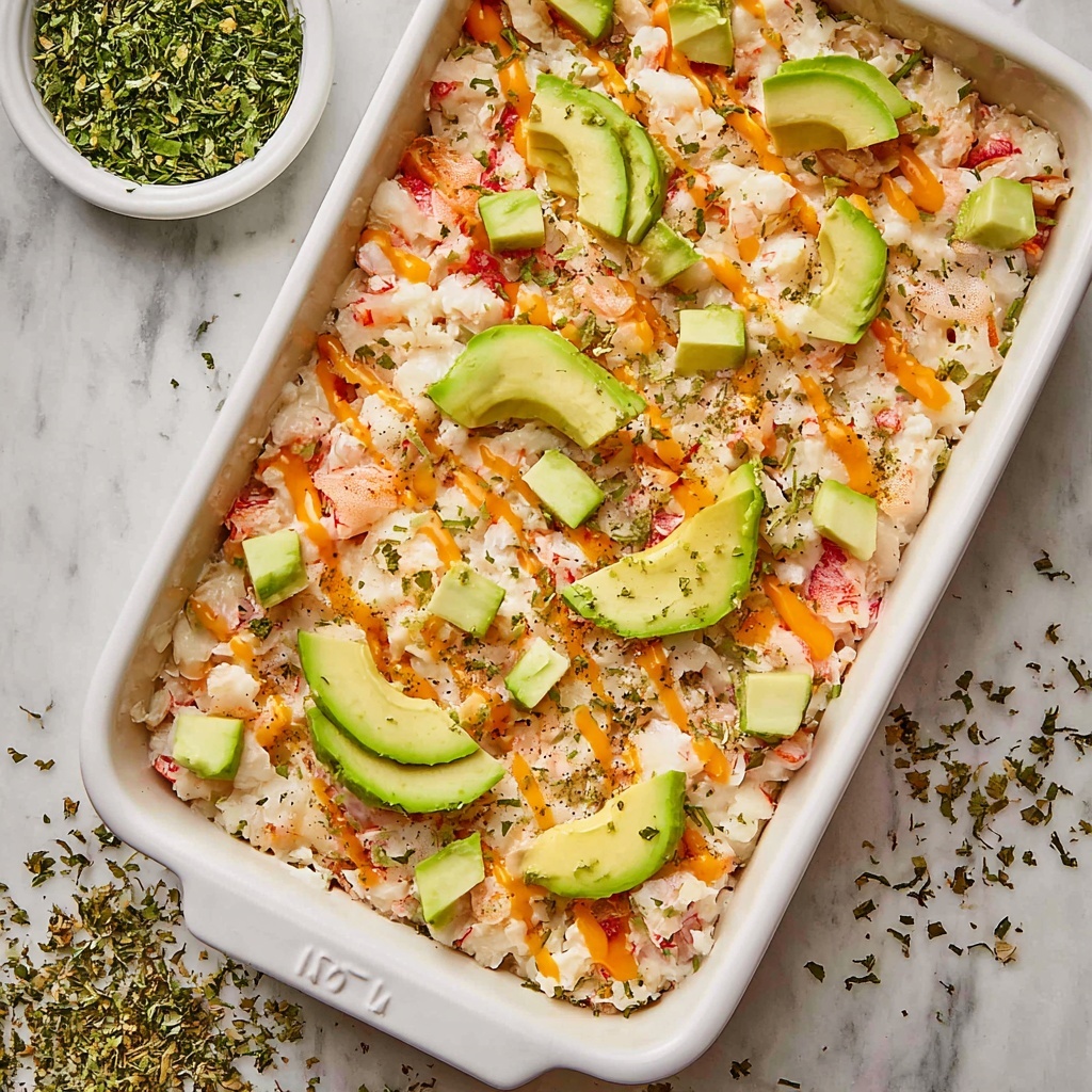 Shrimp and Crab Sushi Bake Recipe - Recipe Image