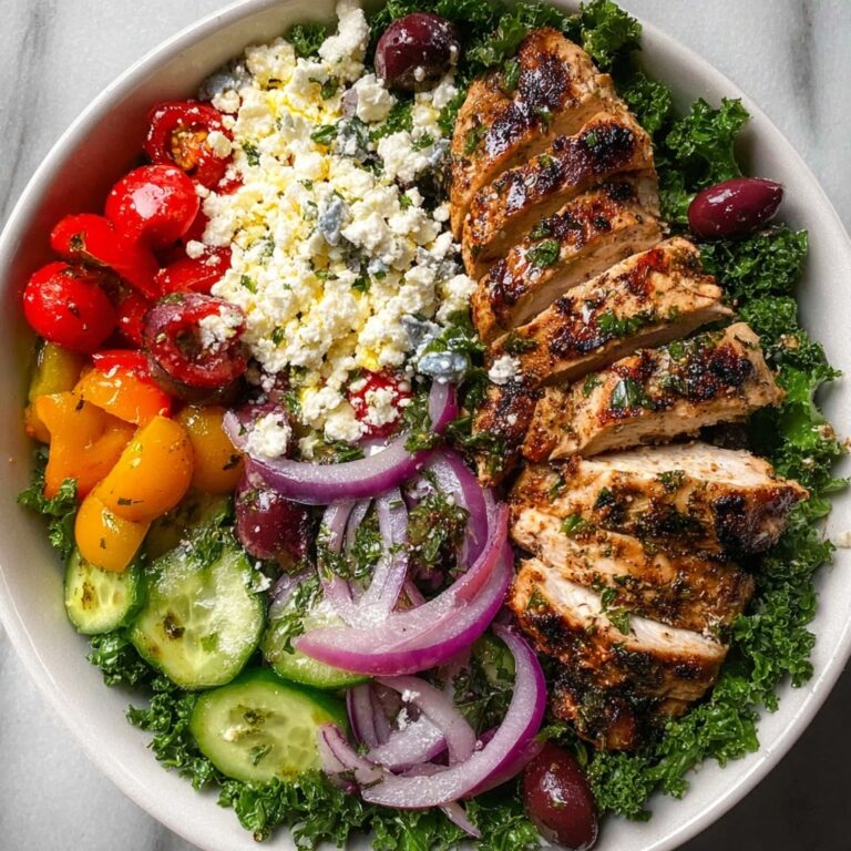 Grilled Zesty Mediterranean Chicken Salad Recipe