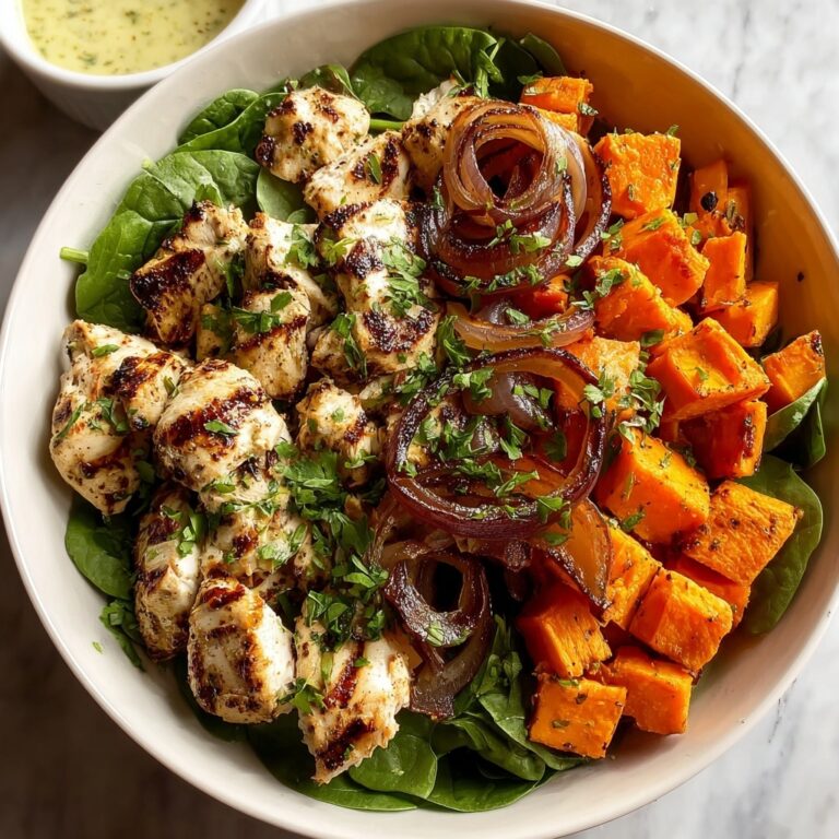 Maple Dijon Chicken & Sweet Potato Bowls Recipe