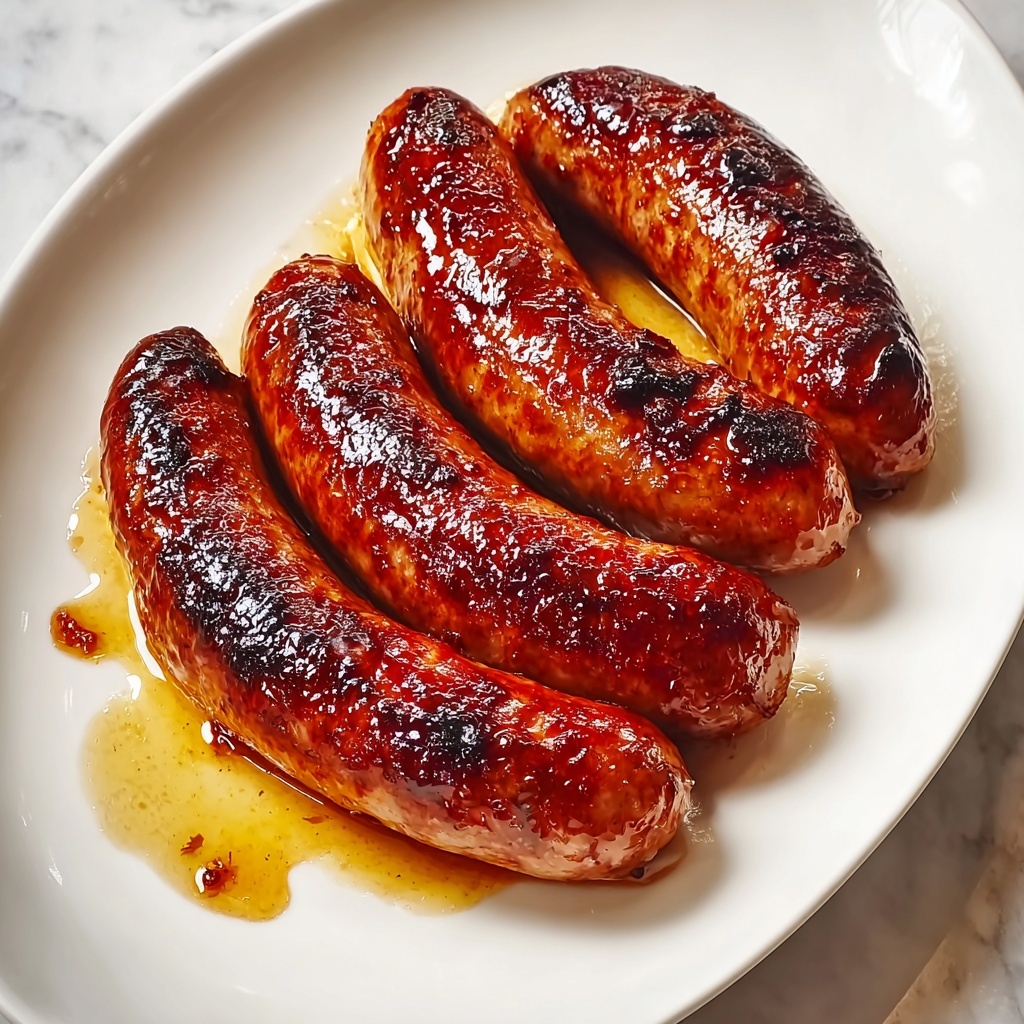 BBQ Brown Sugar Sausage Recipe - Recipe Image