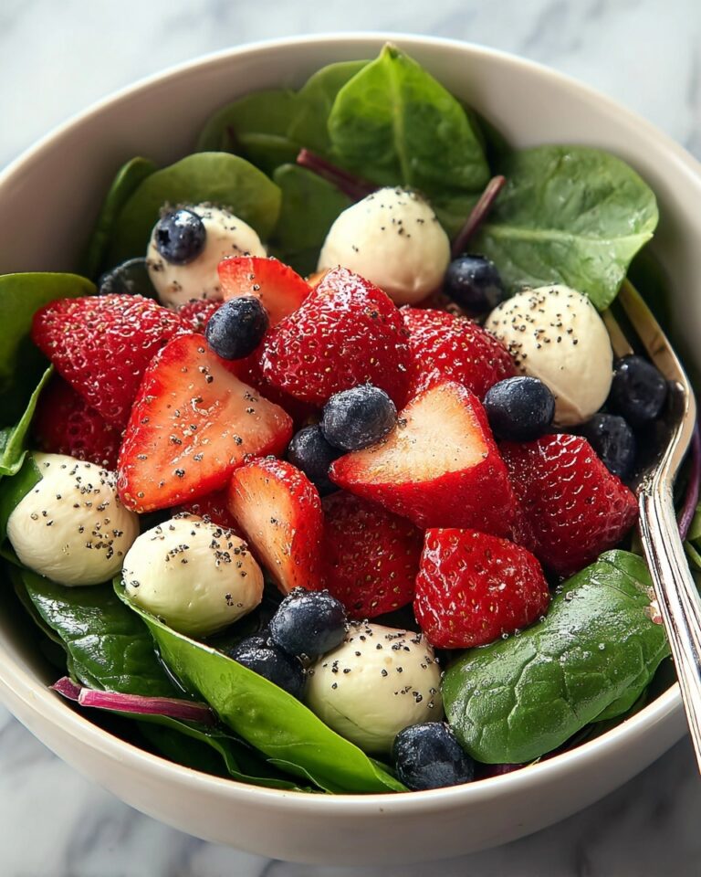Strawberry and Spinach Salad with Poppy Seed Dressing Recipe