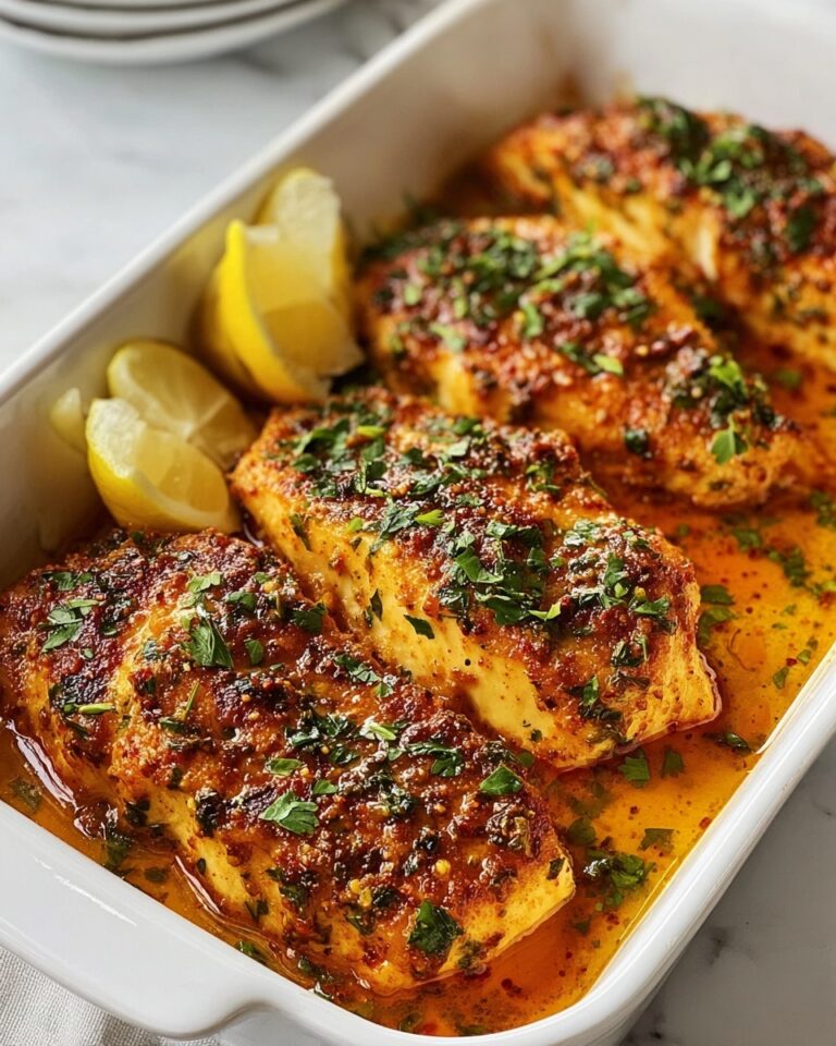 Baked Garlic Butter Cajun Cod Recipe