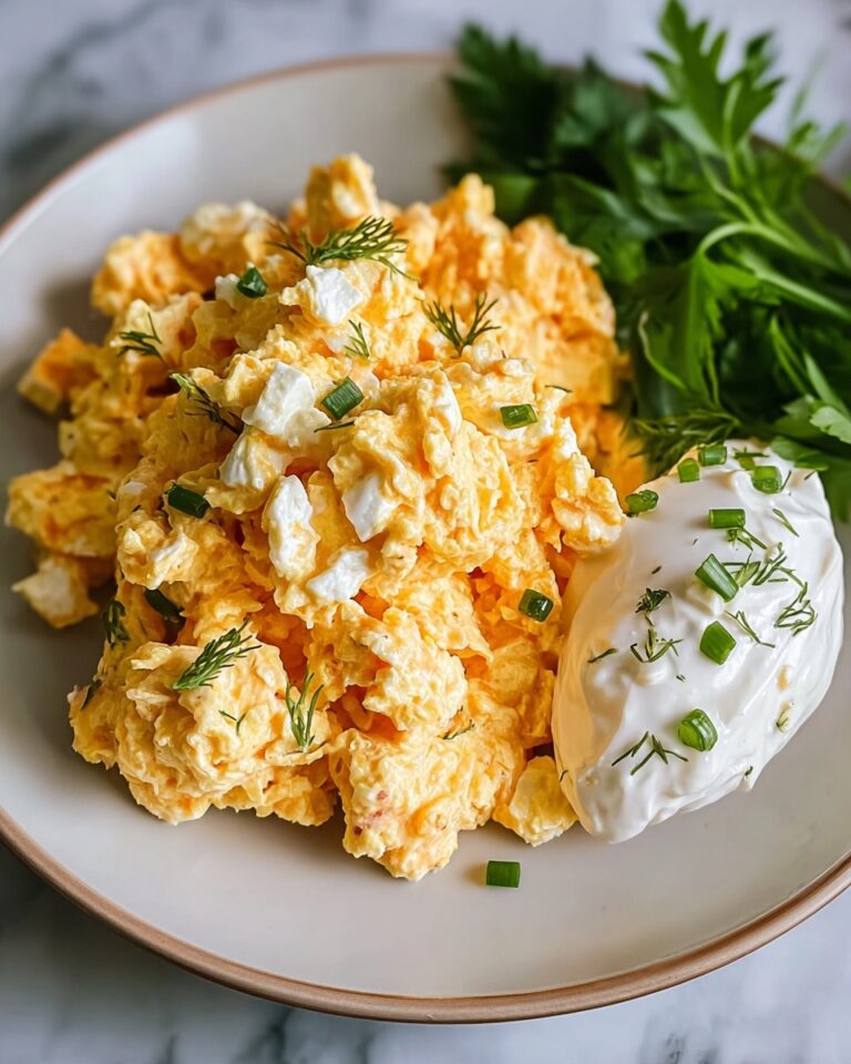 Buffalo Chicken Salad with Cottage Cheese Recipe