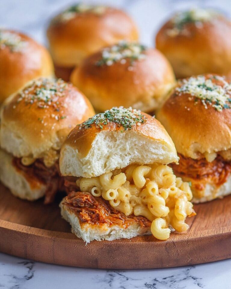 Pulled Pork Mac and Cheese Sliders Recipe