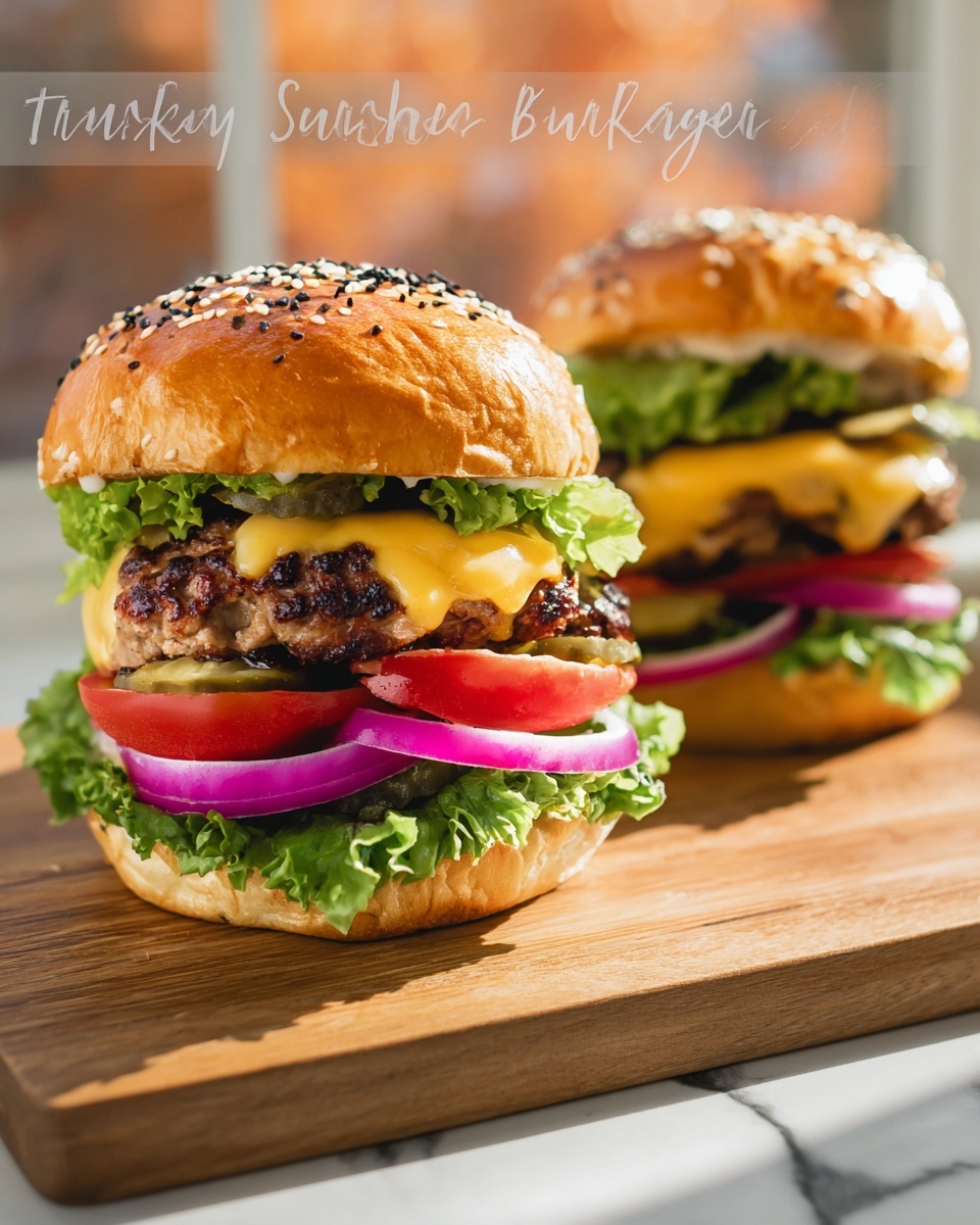 Turkey Smash Burgers Recipe - Recipe Image