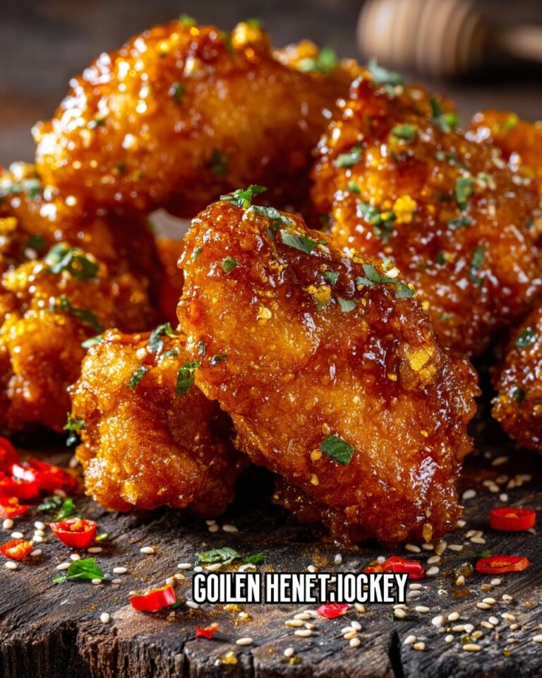 Golden Crunchy Hot Honey Chicken Recipe