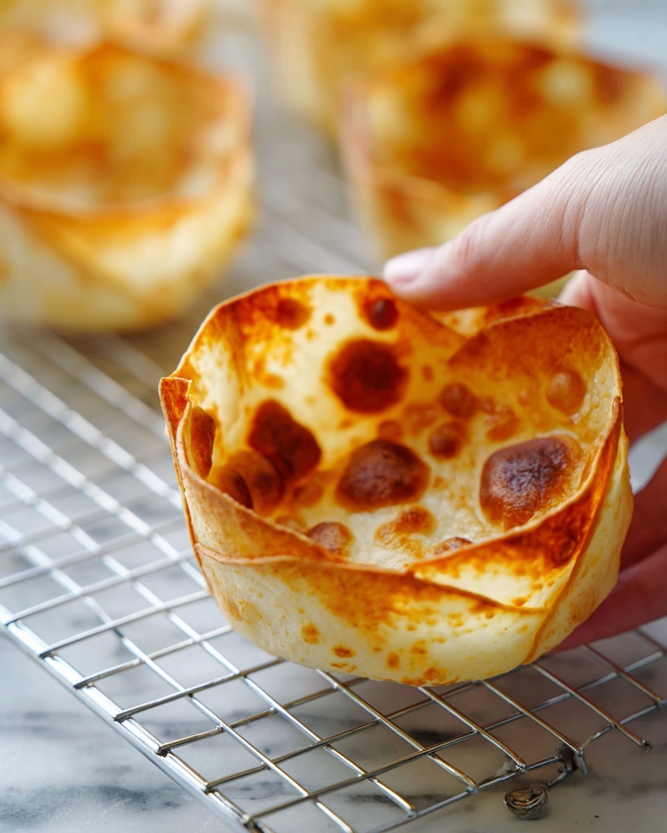 Crispy Taco Salad Shells Recipe - Recipe Image