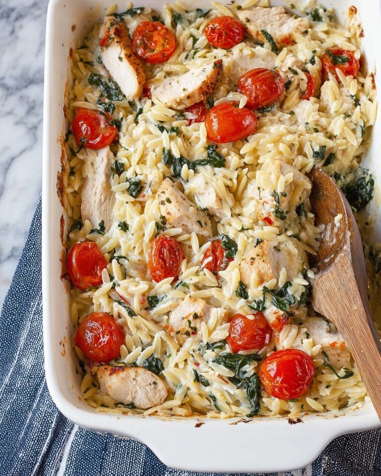 Chicken Orzo Bake Recipe