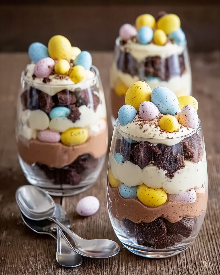 Mini Eggs Brownie Parfait Recipe