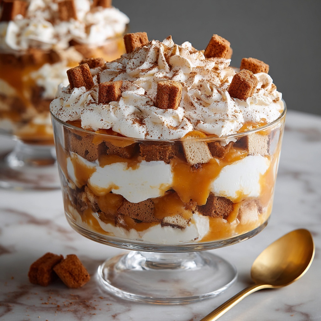 Pumpkin Spice Tiramisu Trifle Recipe - Recipe Image