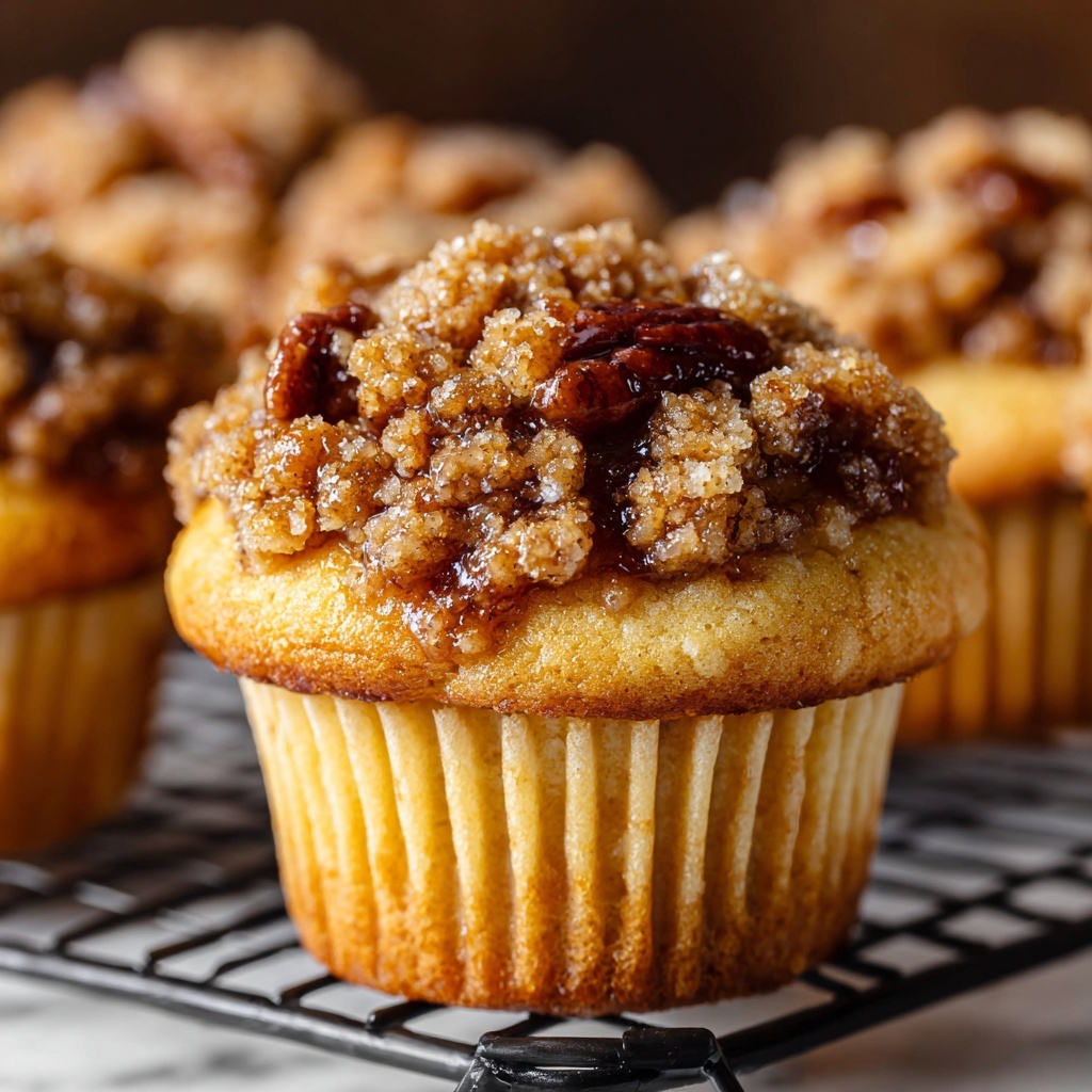 Pecan Pie Crumble Muffins Recipe - Recipe Image