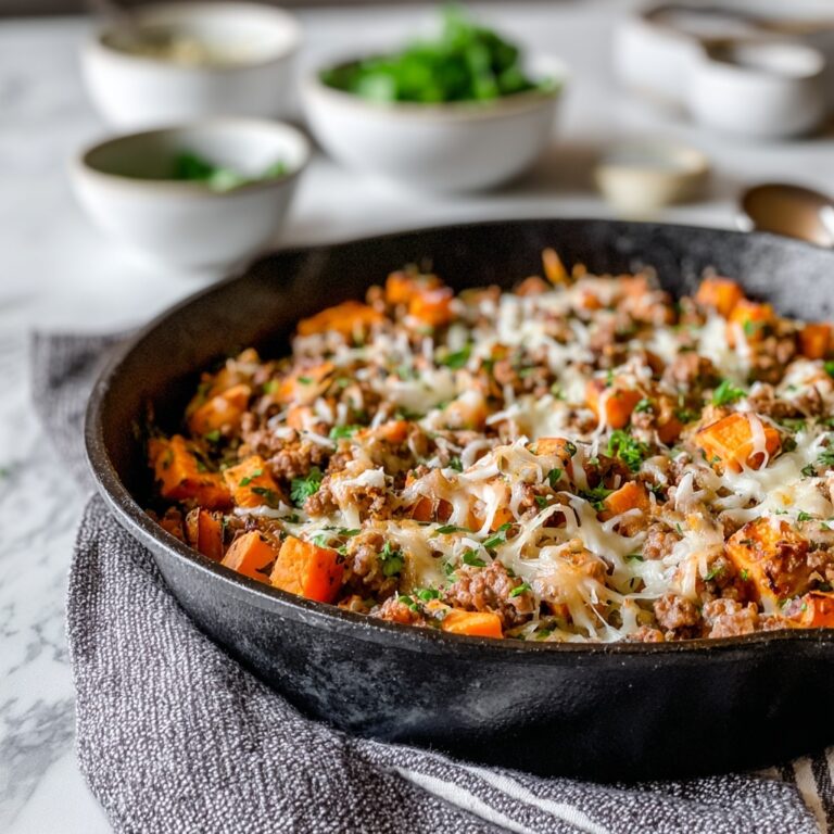 Ground Turkey & Sweet Potato Skillet Recipe