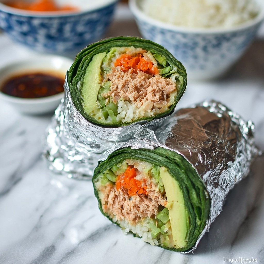 Spicy Tuna 'Sushi' Wrap Recipe - Recipe Image