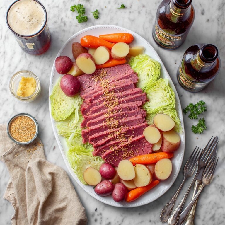 Slow Cooker Guinness Corned Beef & Cabbage Recipe