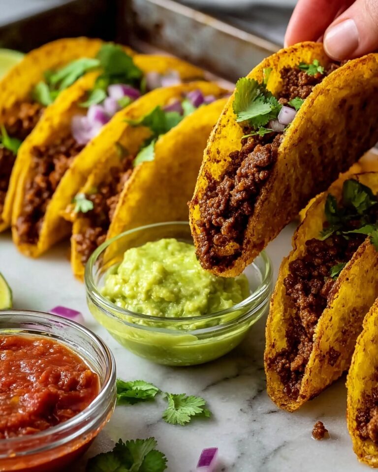 Crispy Ground Beef Tacos Recipe