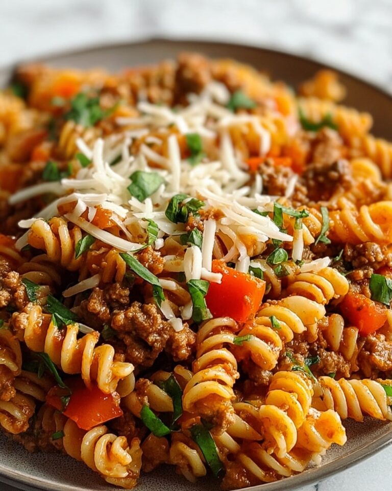 Cheesy Beef Pasta Recipe