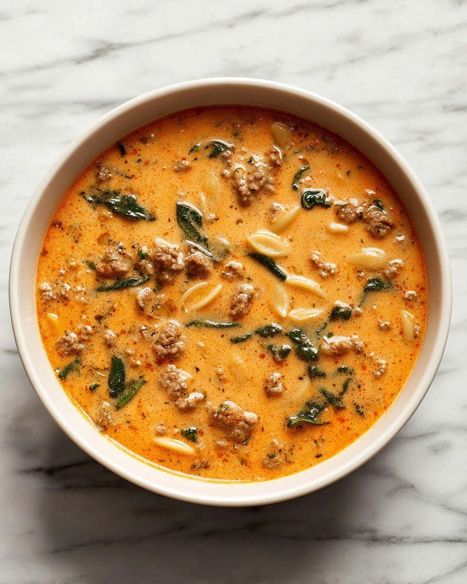 Hamburger Orzo Soup Recipe - Recipe Image