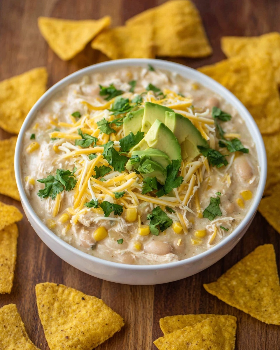 Easy White Chicken Chili (Stovetop Recipe) Recipe - Recipe Image