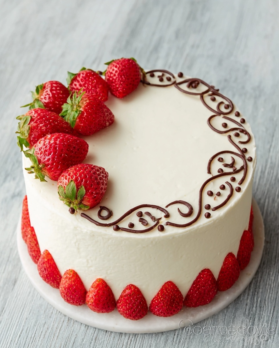 Strawberry Sponge Cake Recipe - Recipe Image