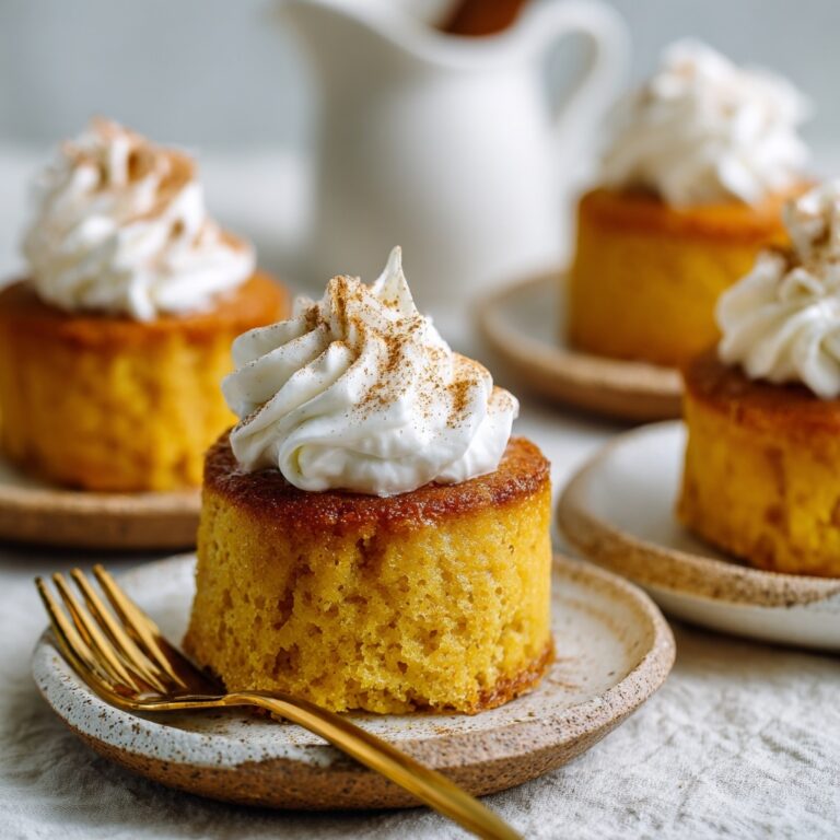 Mini Cornbread Tres Leches Cakes Recipe