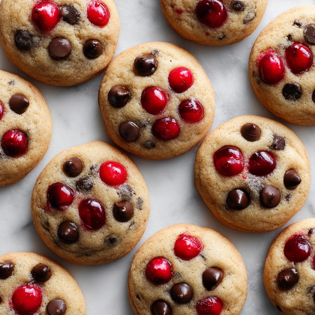 Maraschino Cherry Chocolate Chip Cookies Recipe - Recipe Image