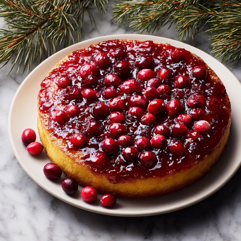 Cranberry Upside-Down Cake Recipe - Recipe Image