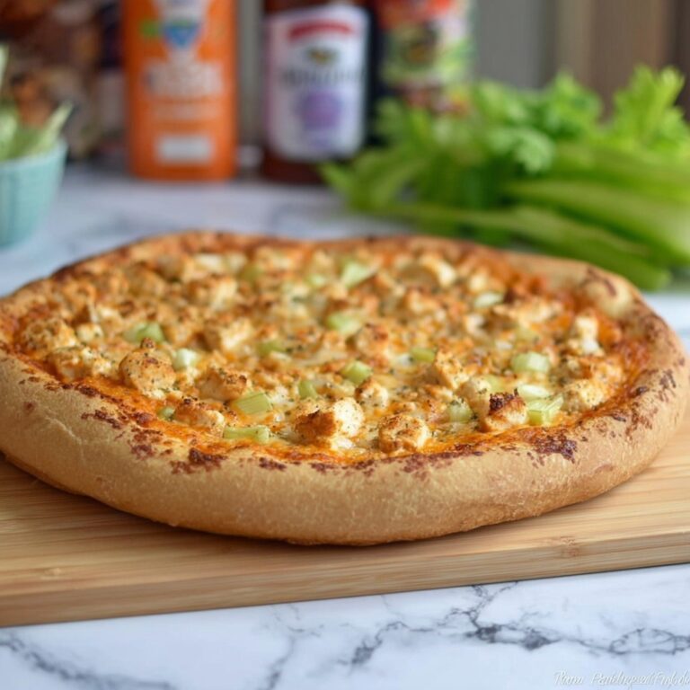 Cheesy Buffalo Chicken Pizza Recipe