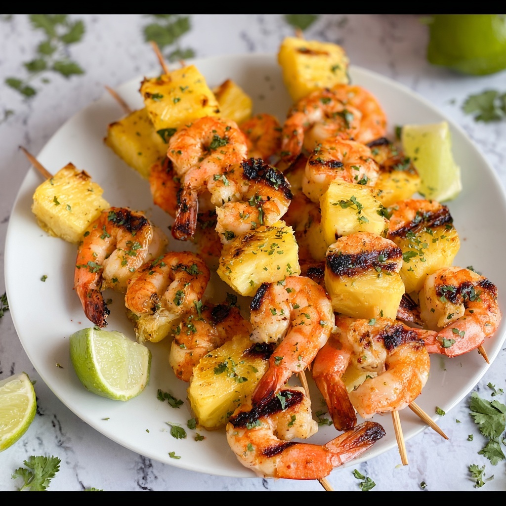 Pineapple Shrimp Skewers Recipe - Recipe Image