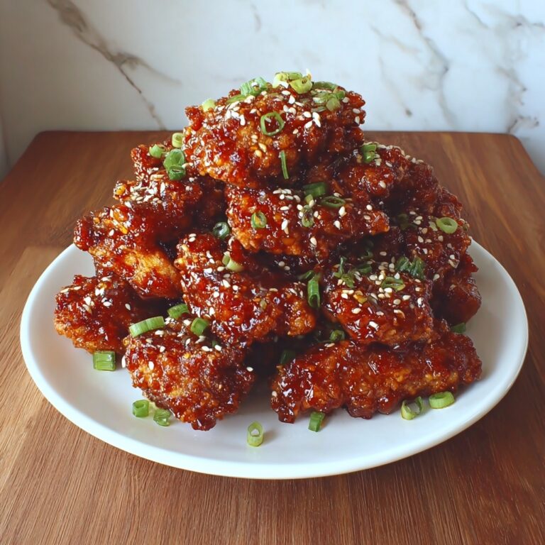 Sweet & Spicy Korean Fried Chicken Recipe