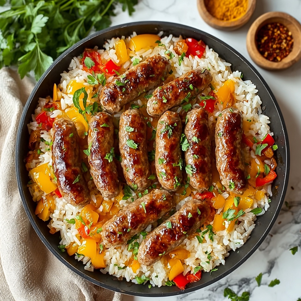Cajun Sausage and Rice Skillet Recipe - Recipe Image