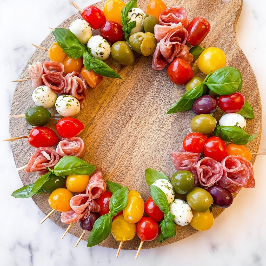 Christmas Antipasto Wreath Recipe - Recipe Image