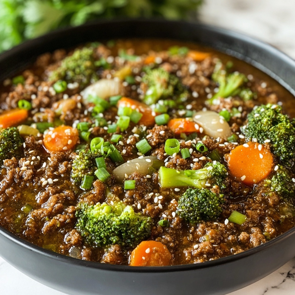 Honey Garlic Ground Beef and Broccoli Stir-Fry Recipe - Recipe Image