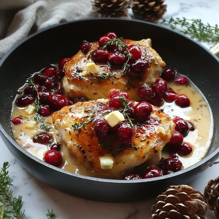 Impressive Cranberry Brie Stuffed Chicken Recipe