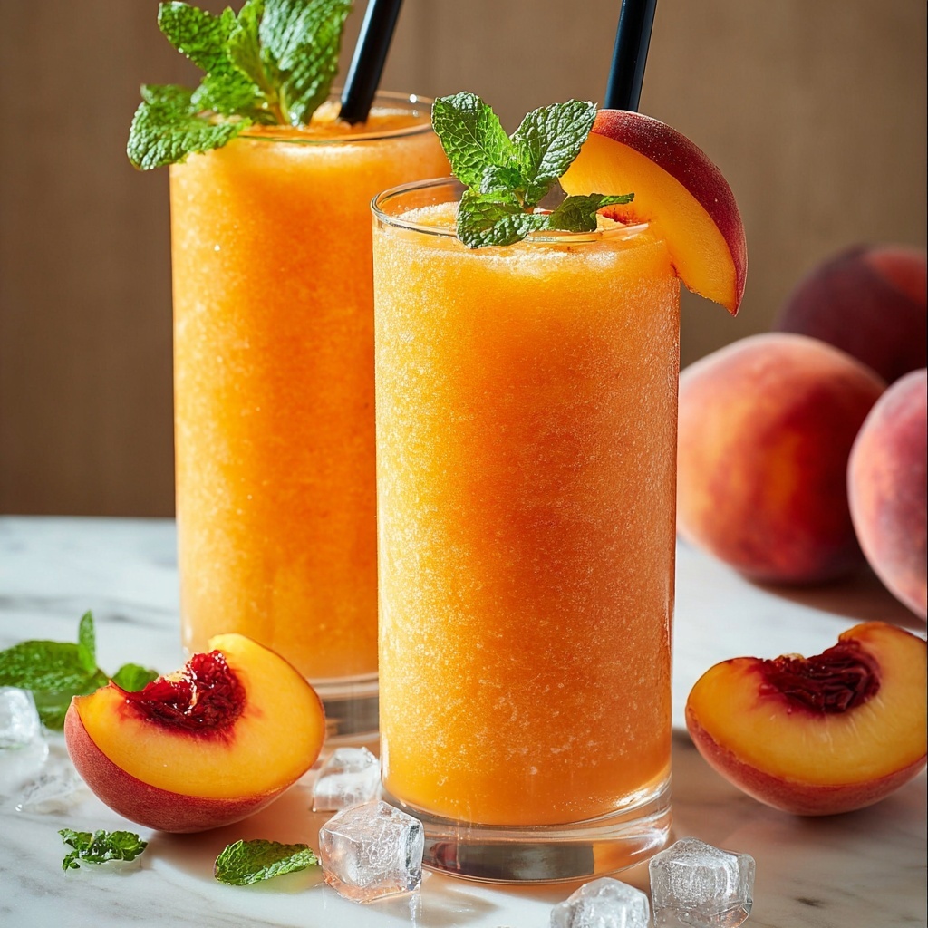 Peach Lemonade Drink: A Refreshing Summer Sip Recipe - Recipe Image