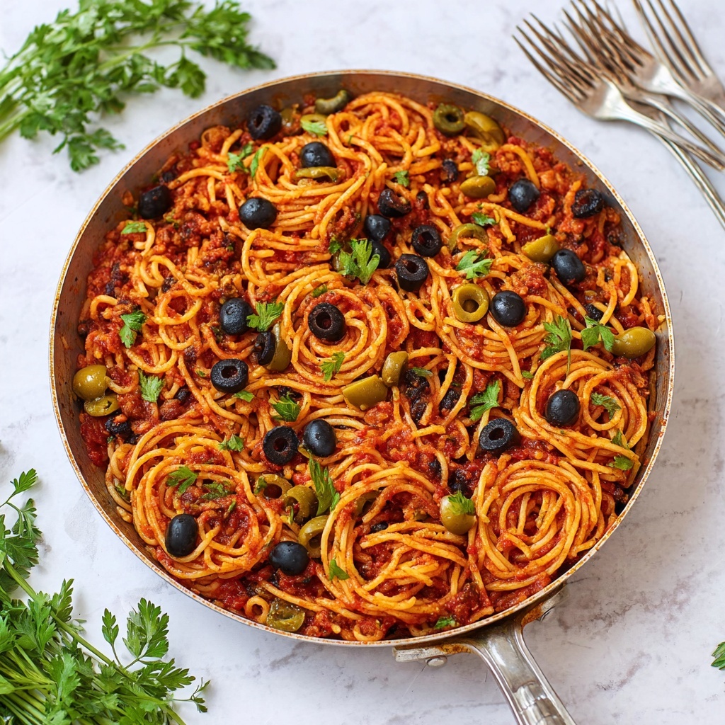 Pasta Puttanesca Recipe - Recipe Image