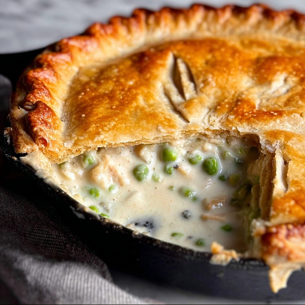 One-Skillet Chicken Pot Pie Recipe - Recipe Image