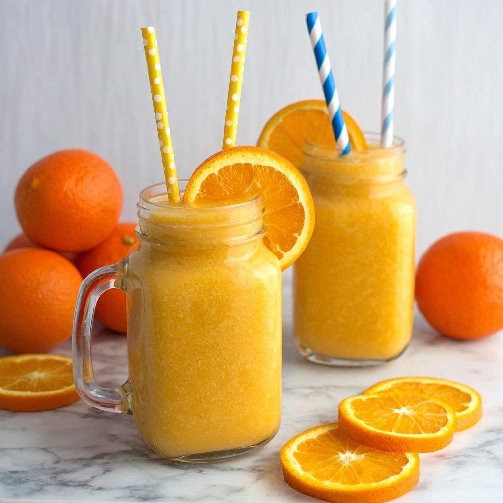 Orange Ginger Sunshine Smoothie Recipe - Recipe Image