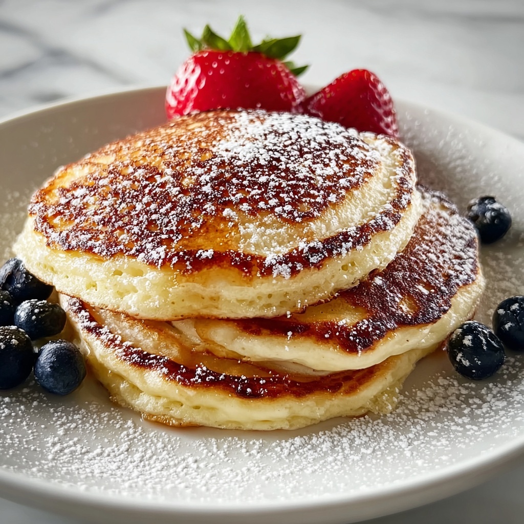 Fluffy Homemade Buttermilk Pancakes Recipe - Recipe Image