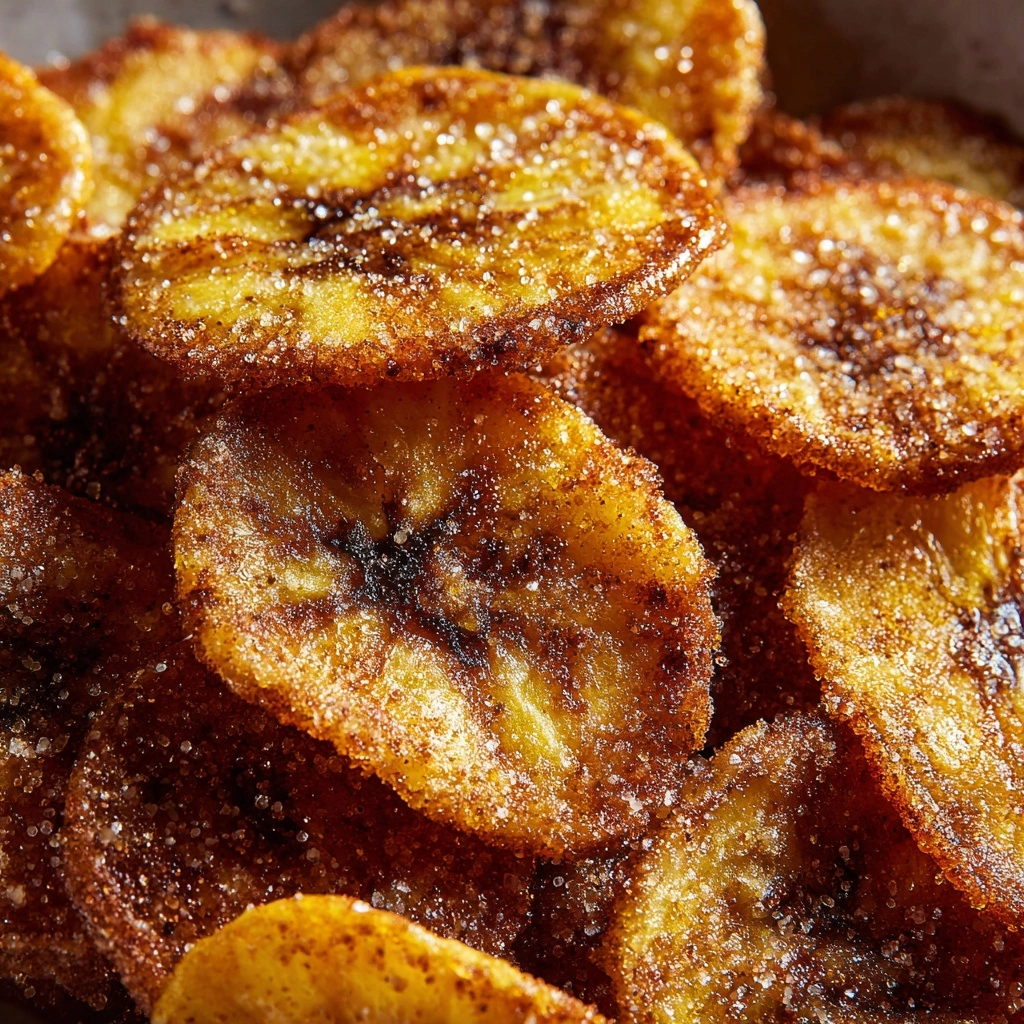 Cinnamon-Sugar Air Fryer Banana Chips Recipe - Recipe Image